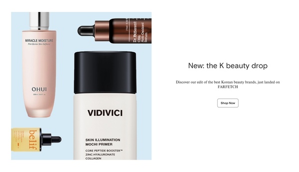 쿠팡은 글로벌 마켓플레이스 파페치와 함께 K-뷰티 글로벌 수출에 나선다. 중장기적으로는 190여 개 국가로 K-뷰티를 직접 진출한다. /쿠팡