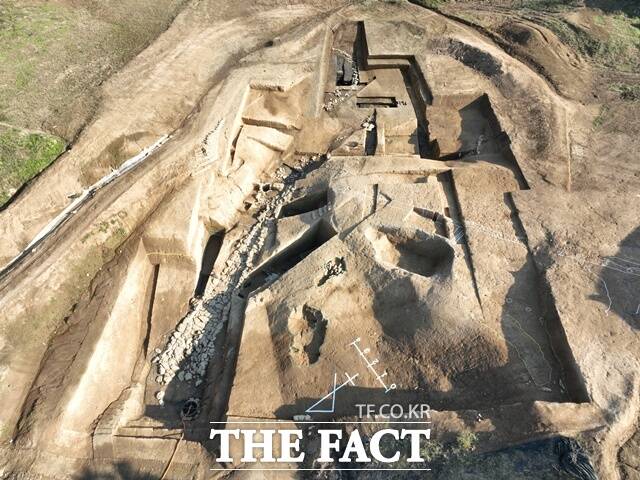 함안 가야리 유적 발굴조사 전경. /함안군