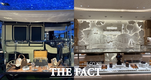 루이 비통은 루이 비통 비저너리 저니 서울에서 브랜드 정체성과 역사를 선보인다. 또 카페, 레스토랑, 초콜릿숍 등을 통해 복함문화 공간을 만든다. /문화영 기자