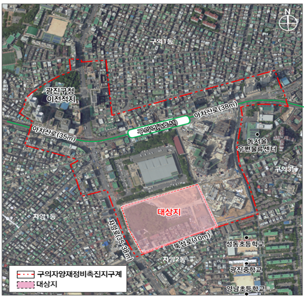 서울시는 지난 27일 열린 제9차 도시재정비위원회에서 ‘자양5재정비촉진구역 변경 지정 및 재정비촉진계획 변경 결정(안)을 수정 가결했다고 28일 밝혔다. /서울시