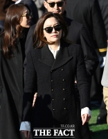  아들 이지호 해군 장교 임관식 참석하는 임세령 [포토]