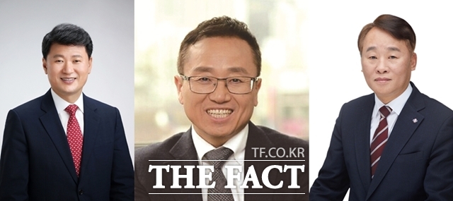 김성수 부산 해운대구청장, 김광회 전 부산시 미래혁신부시장. 정성철 전 해운대구의회 의장 /더팩트 DB