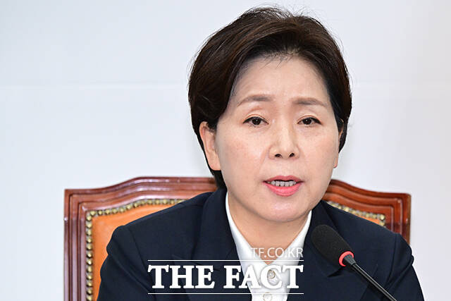 양향자 국민의힘 최고위원이 1일 오전 서울 여의도 국회에서 열린 최고위원회의에서 발언하고 있다. /국회=남윤호 기자