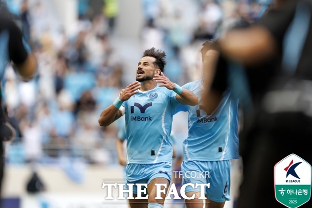 2025 K리그1 최다도움상을 수상한 대구FC 세징야./K리그