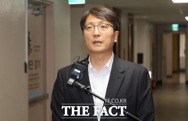 박대준 쿠팡 대표가 지난달 30일 오후 서울 종로구 정부서울청사에서 열린 쿠팡 관련 긴급 관계부처 장관회의 참석해 사과하고 있다. /임영무 기자