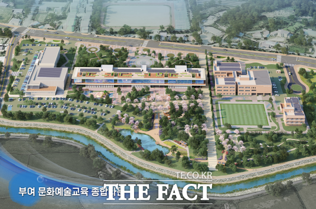 부여 문화예술교육종합타운 조감도. /부여군