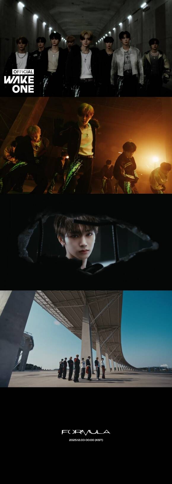 알파드라이브원이 내년 1월 12일 데뷔 앨범 'EUPHORIA'를 발매한다. 이에 앞서 3일 선공개 싱글 'FORMULA'를 발표한다. /웨이크원