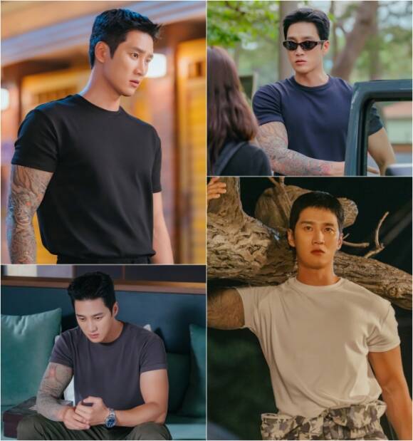 tvN 새 월화드라마 '스프링 피버' 속 안보현의 스틸컷이 공개돼 눈길을 사로잡았다. /tvN