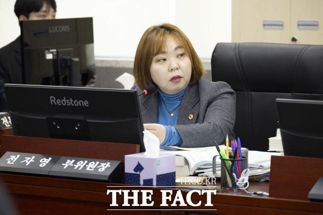 전자영 경기도의원이 발언하고 있다. /경기도의회