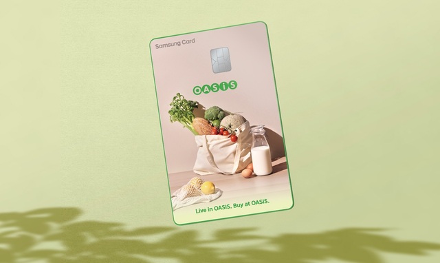 삼성카드가 오아시스 삼성카드를 출시했다. /삼성카드