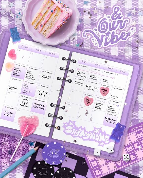 그룹 세이마이네임이 29일 세 번째 EP &Our Vibe를 발매한다./인코드엔터테인먼트