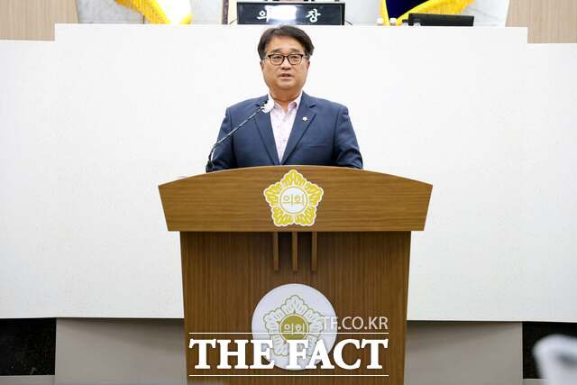 조상연 당진시의원이 3일 5분 자유발언을 통해 충남도의 일방적인 예산 요구가 당진시 재정권과 시의회의 권한을 침해하고 있다고 주장했다. /당진시의회