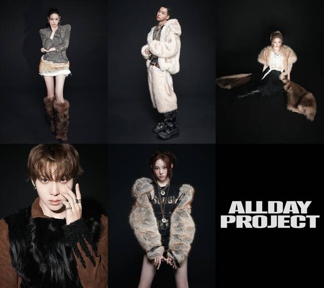 그룹 올데이 프로젝트가 2일 첫 EP ALLDAY PROJECT의 새로운 티징 콘텐츠를 공개했다./더블랙레이블