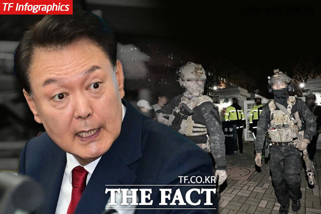 정부·여당은 내란 세력을 반드시 척결해야 한다는 견해다. 지난해 12월 3일 밤 불법 비상계엄을 선포한 윤석열 전 대통령의 내란 우두머리 혐의 재판이 내년 1월 초 변론 종결을 앞두고 있다. /더팩트 DB