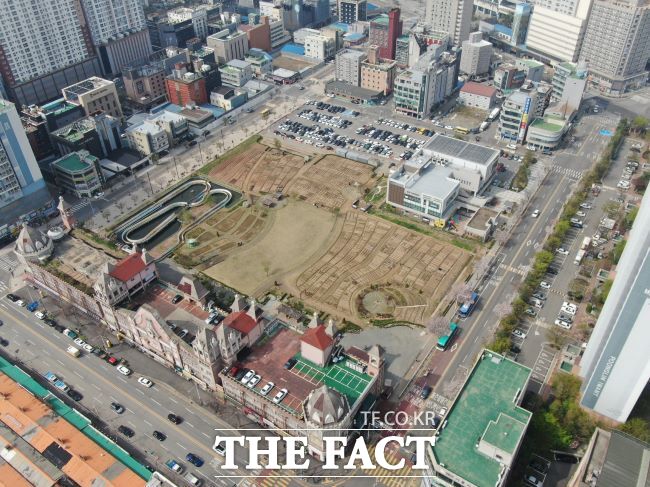 월곶동 995번지 복합개발 사업 민간 사업자 공모 사업 현장. /시흥시