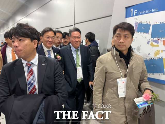 서강현 현대제철 대표이사 사장이 4일 경기 고양 킨텍스에서 열린 WHE 2025 개막식에 참석했다. /최의종 기자