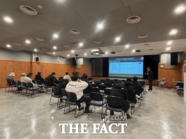 2025년 금산군 민방위 보충 3차 집합교육 모습. /금산군