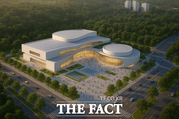 유성복합문화예술센터 예상 조감도 /대전 유성구