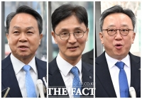  [TF현장] 진옥동·정상혁·이선훈, 신한 '차기 회장 면접' 돌입…공약 키워드는