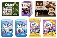  롯데웰푸드, 엔하이픈·투어스 콜라보 온팩 5종 출시