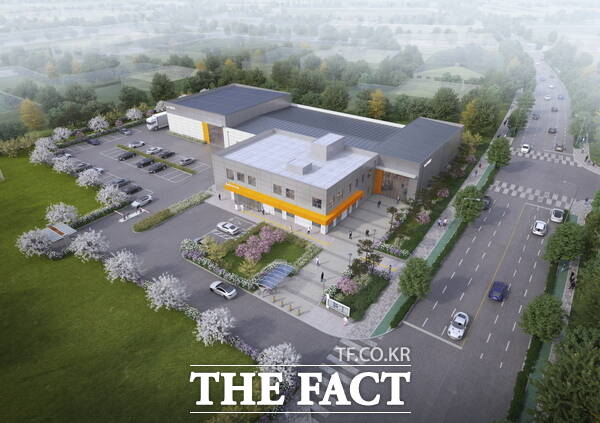 지능형 센서 스핀온 지원센터 조감도. /계룡시