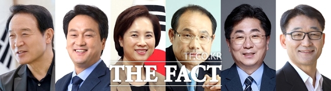 6·3 경기도교육감선거 출마 예상자들. 왼쪽부터 임태희 교육감, 안민석 전 의원, 유은혜 전 장관, 구희현 대표, 성기선 전 원장, 박효진 대표. /그래픽=김동선 기자