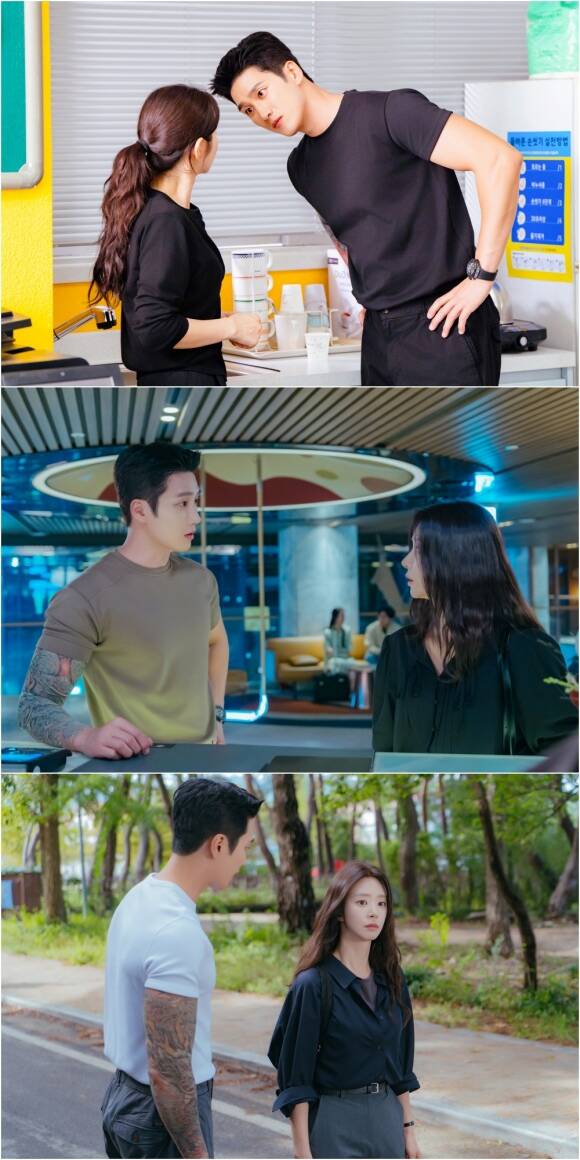 tvN 새 월화드라마 스프링 피버 배우 안보현과 이주빈의 비주얼 합을 확인할 수 있는 투샷이 공개됐다. /tvN