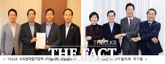 지난 2015년 6월 28일 체결한 4자 협의체. /인천시