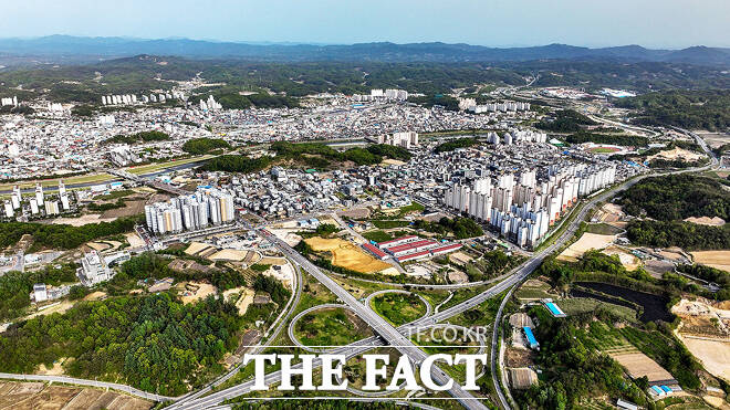 영주시가지 전경. /영주시