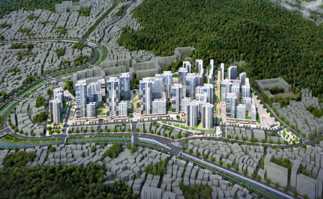 서울시 관악구 신림5구역(신림동 412번지 일대)이 최대 60m의 고저차를 극복하고 도림천–삼성산 자연축과 연계된 새로운 주거지로 탈바꿈하는 재개발사업이 본격 추진된다. /서울시