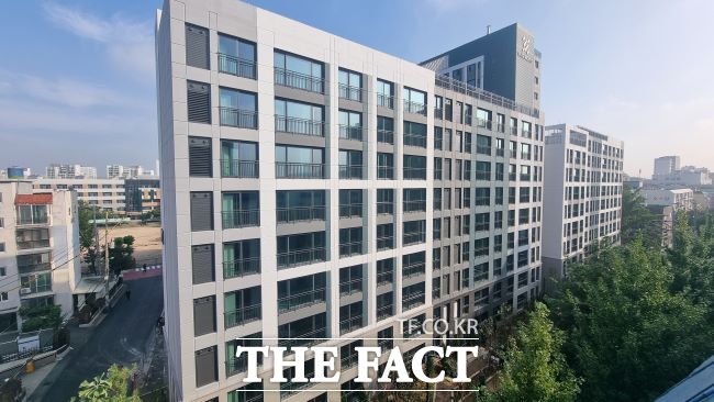 가로주택정비사업으로 준공한 오정구 원종동 광성보원 모습. /부천시