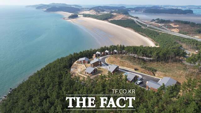 원산도 자연휴양림 전경. /보령시