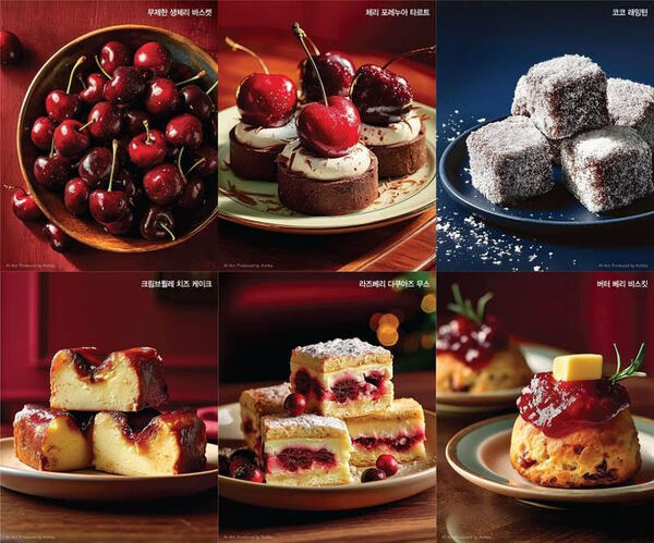사진은 이랜드이츠가 오는 12월 20일 오픈하는 애슐리퀸즈 HOUSE OF ASHLEY 내 디저트 메뉴. /이랜드이츠