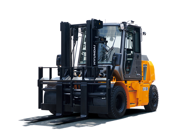 HD현대사이트솔루션은 10일 북미 물류·자재 전문 매체 '머티리얼 핸들링 24/7'이 주관한 올해의 제품상 지게차 부문에서 4톤~9톤급 중형 전동지게차 신모델이 선정됐다고 밝혔다. 올해의 제품상을 수상한 HD현대사이트솔루션의 중형 전동지게차 신모델. /HD현대사이트솔루션