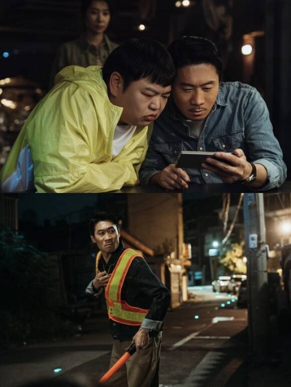 배우 진선규가 'UDT : 우리 동네 특공대'는 윤계상과 함께하고 싶어 출연한 작품이라며 때문에 8년 전 '범죄도시'처럼 이번에도 대본 리딩부터 함께하며 캐릭터를 쌓아 올렸다고 밝혔다. /쿠팡플레이