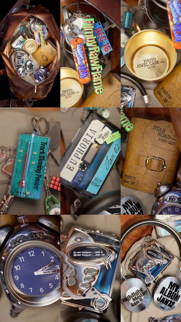 알파드라이브원은 첫 번째 미니 앨범 'EUPHORIA'의 프로모션 스케줄러를 공개했다. /웨이크원