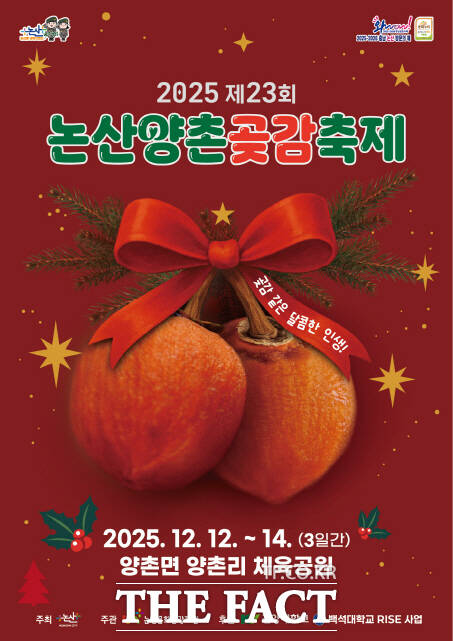 2025 논산양촌곶감축제 포스터. /논산시