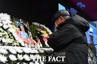  '60~70년대 톱배우' 김지미 별세...서울영화센터에 마련된 추모 공간 [TF사진관]