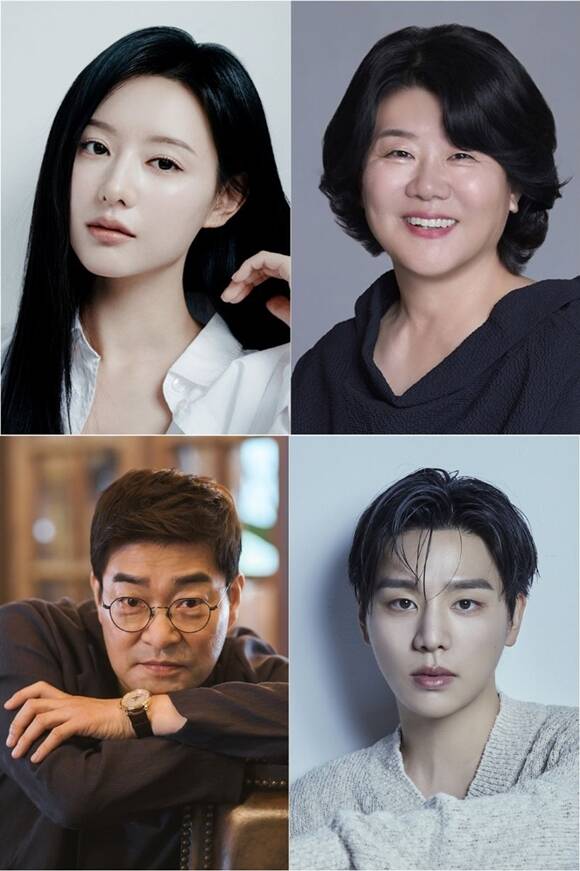 배우 김지원 이정은 김우석 손현주(왼쪽 위부터 시계방향)가 SBS 새 금토드라마 '닥터X : 하얀 마피아의 시대'로 호흡을 맞춘다. /각 소속사