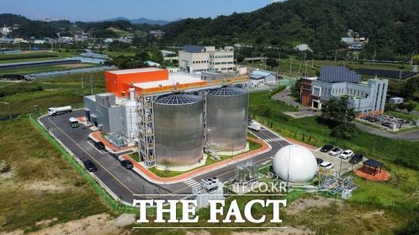 금산읍 유기성폐자원 에너지화시설 전경 /금산군