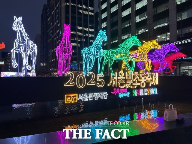 12일 서울 중구 청계천에서 2025 서울빛초롱축제가 개막했다. /이상빈 기자