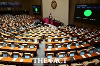  형사소송법, 국힘 보이콧에도 본회의 통과…'필리버스터는 계속' [TF사진관]