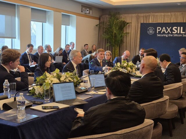 12일(현지시간) 미국 워싱턴에서 열린 '팍스 실리카 서밋(Pax Silica Summit)'에 김진아 외교부 2차관이 한국 측 수석대표로 참석했다. /외교부