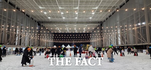 지난해 운영한 꿈돌이 야외스케이트장의 모습. /대전관광공사