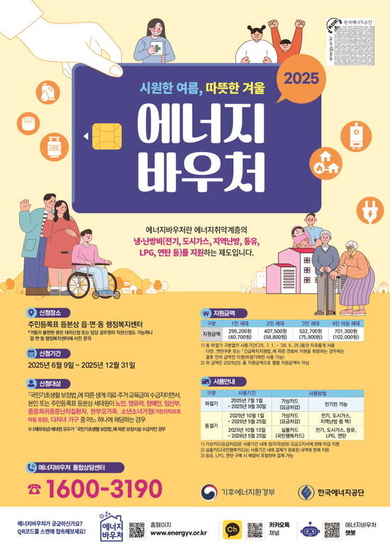 에너지바우처를 신청하지 않은 대상자는 오는 31일까지 관할 행정복지센터 또는 복지로 홈페이지에서 신청하면 된다. /한국에너지공단