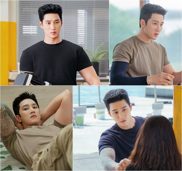 배우 안보현이 tvN 새 월화드라마 '스프링 피버'에서 기상천외한 행동을 일삼는 선재규로 분한다. /tvN