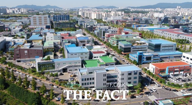 수원델타플렉스 일대 전경. /수원시