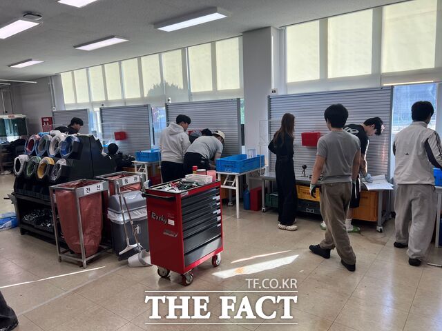 충남도립대의 실무형 소방 기술자 교육 진행 모습. /충남도립대