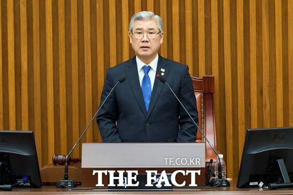 대전 서구의회는 11월 13일부터 34일간 진행된 제293회 서구의회 제2차 정례회를 마무리하고 16일 폐회식을 가졌다. 사진은 조규식 서구의회 의장. /대전 서구의회