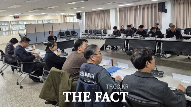 대형산불 피해지 산림복구 기본계획용역 착수보고회 /의성군